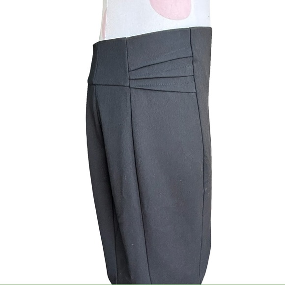 Express pencil skirt with rouched pleated waist- black - 10 - Picture 3 of 6
